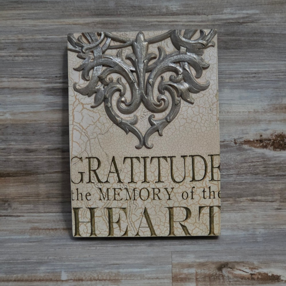 Seagull Studios Heaven and Earth Gratitude Memory of the Heart Wall Plaque 2009